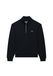 Superdry Signature Embroidered Sweatshirt Met Halve Rits Zwart L Vrouw