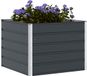 vidaXL Jardinière anthracite acier 100 x 100 x 75 cm