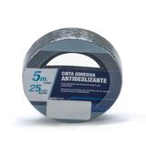 Antislip plakband, 5 m, zwart, zeer sterk plakband, ideaal voor trappen, zwembaden, douches en speelruimtes, 25 mm breed