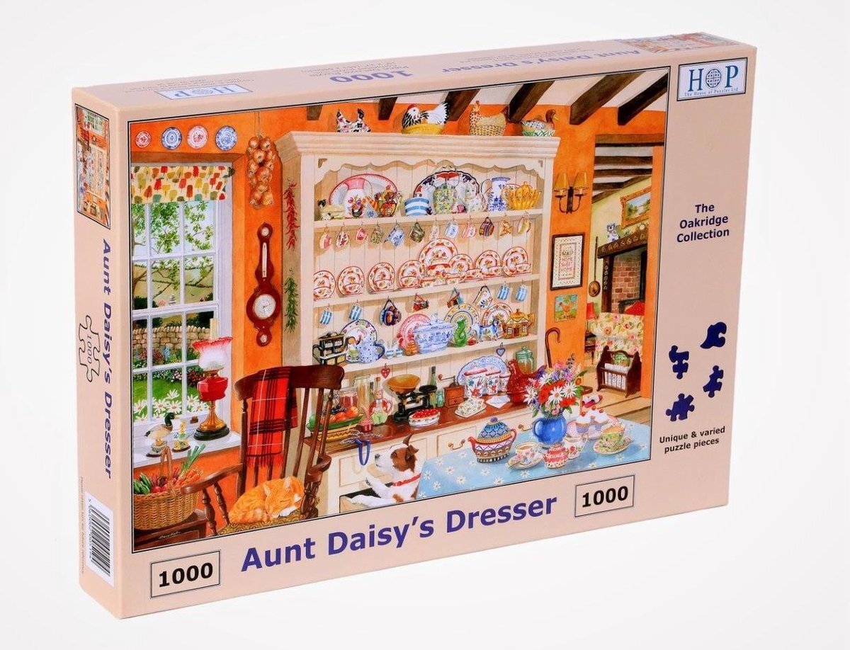 House Of Puzzles Aunt Daisy's Dresser Puzzel 1000 Stukjes