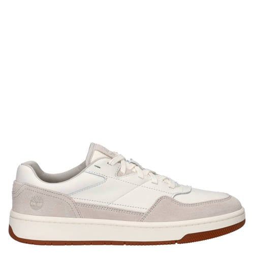 Timberland Jackson Court leren sneakers wit/beige