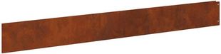 vidaXL Bordure de pelouse - 50 pièces - 100 x 12 cm - Acier - Couleur rouille
