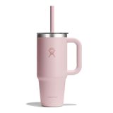 Hydro Flask Travel Tumbler 710 ml (24 oz) with Clear Press-In Straw Lid