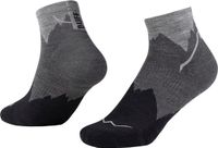 Buff Lightweight Merino Quarter Hardloopsokken Unisex Zwart 45-47