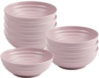 Plasticforte Soepkommen - 8 stuks - 19 cm - Oudroze