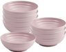 Plasticforte Soepkommen - 8 stuks - 19 cm - Oudroze
