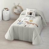 Kids&Cotton Sprei Kenai Big dieren 190 x 270 cm Katoen Multicolour