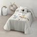Kids&Cotton Sprei Kenai Big dieren 190 x 270 cm Katoen Multicolour