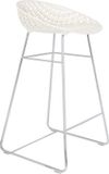 Kartell Smatrik Barkruk wit/chroom