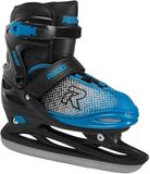Roces Jokey Ice X Verstelbare IJshockeyschaatsen Zwart/Blauw 34-37