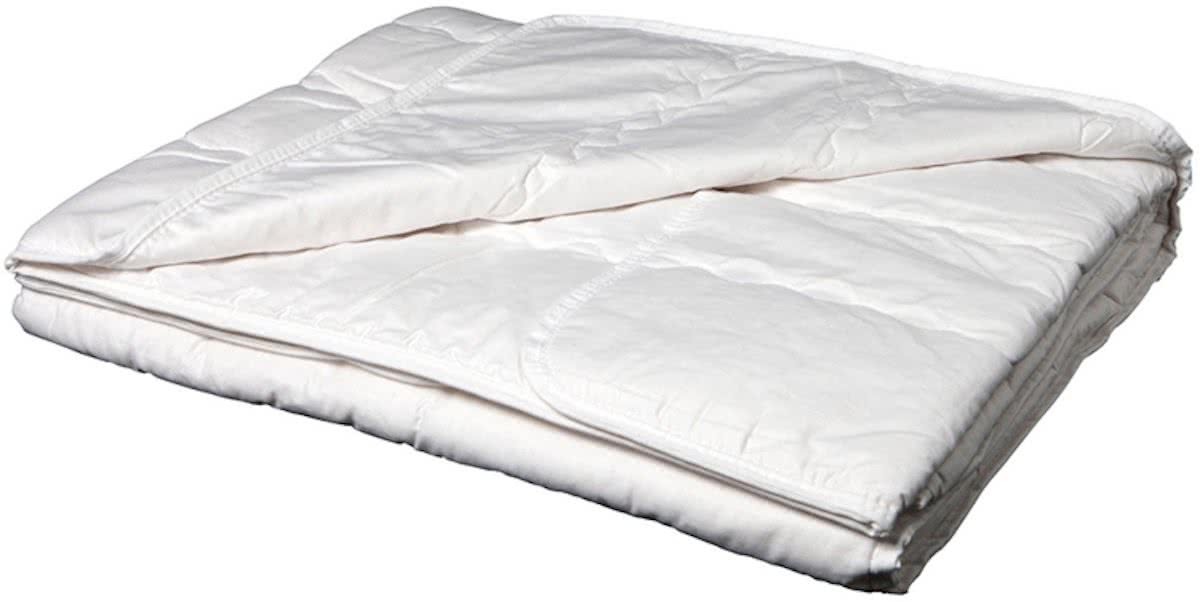 iSleep Cotton Washable Zomerdekbed - 100% Katoen - Litsjumeaux - 240x220 cm - Wit 100% katoenen zomerdekbed voor een droog en comfortabel slaapklimaat