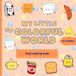 My Little Colorful World Food Coloring Book For Toddlers Ages 1-3