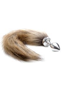 Ouch! Fox Tail Buttplug - Silver