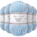 Utopia Crafts Velvet Lux Chenille superzacht, grof garen voor breien en haken, 5 x 100 g (poederblauw)