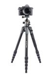 Vanguard VEO 2 S 235AB | Vlog-Beeldbellen-Video-Smartphone-Camera Statief | Macro | Statief + Eénbeen | Grijs