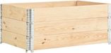 vidaXL Palletopzetranden - 3 stuks - 100x150 cm - Massief grenenhout