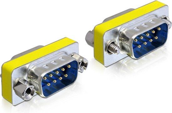 Delock D-sub 9 M/M Adapter - Gender Changer - Stecker / Stecker