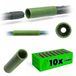 KADAX Rechte connector voor plantensteunen, verbindingsbuis van hoogwaardige kunststof, 10-delige connector voor tuinplanten (11 mm/10 stuks)