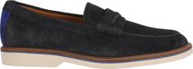 CLARKS Loafer Atticus donkerblauw Leer Herfst/Winter 2024 Mannen Maat 47