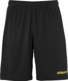 Uhlsport Center Basic Short Heren - Zwart / Fluogeel | Maat: XXL