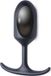 Heavy Hitters Siliconen Buttplug met Metalen Gewicht - Zwart - Medium