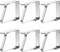 Newaner Set van 6 grote tafelkleedclips, roestvrij staal, flexibele beweegbare tafelkleedclips, tafelkleedhouder, tafelclips, tafelkleedclip voor tuintafel met een dikte van 0-5,5 cm, eettafel voor restaurantfamilies