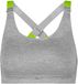 Puma - Dames - Sport Triangel Top - 3D Knit - Grijs - Maat M