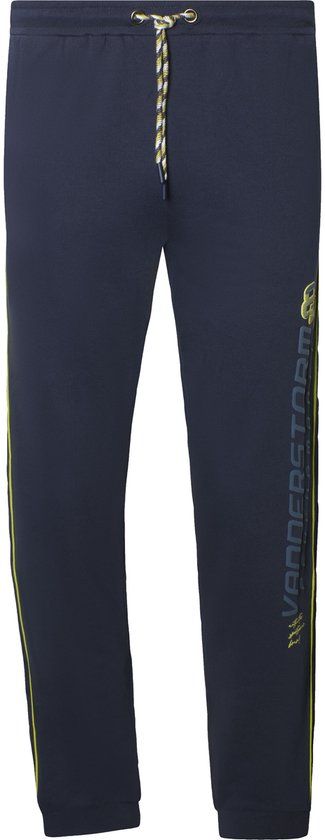 Jan Vanderstorm heren Joggingbroek - 60/62 - donkerblauw - Plus Size