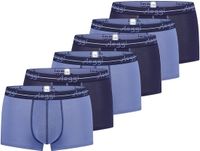 sloggi Heren hipster short / pant 6 pack Start blauw / donkerblauw