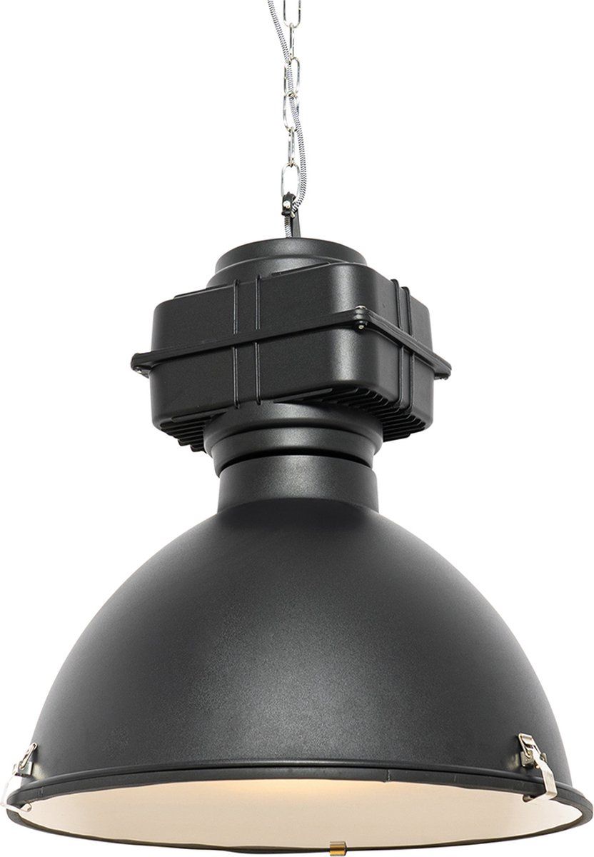 QAZQA Sicko - Hanglamp - Ø 53.5 cm - Zwart - Industrieel