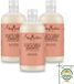 Shea Moisture Coconut & Hibiscus Curl & Shine Shampoo - 3 x 384 ml