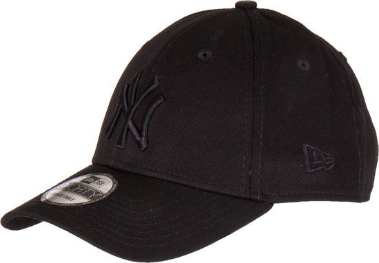New Era 9Forty New York Yankees Baseball Cap - Black/Black - One Size
