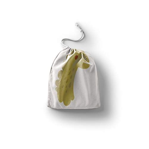 Bonamaison Bedrukte katoenen tas met trekkoord - 20 x 30 cm