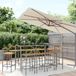Prolenta Maison Exclusive - Tuinset voor de tuin of terras, bestaande uit 11 delen, grijs, gemaakt van polyrotan en massief acaciahout
