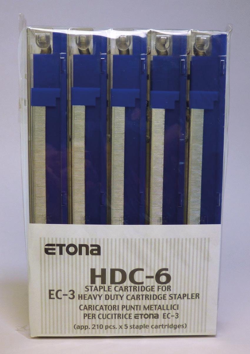 Etona nietjescassette voor EC-3, capaciteit 1 - 25 blad, pak van 5 stuks