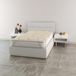 Topper MB HOME ITALY Topper voor eenpersoonsbed, 80 x 195 cm, gemaakt in Italië, met koperdraad voor maximaal comfort