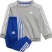 adidas Sportswear Essentials 3-Stripes Jogginganzug Kinder - Grau - Größe 86