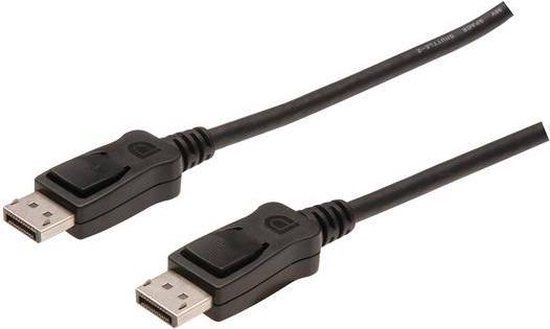 Digitus DK-340100-020-S DisplayPort kabel 2 m Zwart