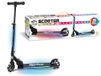 Teorema Teorema step, inklapbaar, met 2 wielen, van aluminium met ledlampen, in hoogte verstelbaar, rem achter, max. 50 kg