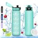 Vikaster Sportdrinkfles, 500 ml, BPA-vrije drinkfles, fiets, lekvrij, geschikt voor koolzuurhoudende dranken, drinkfles voor fiets, fitness, school, kinderen, outdoor