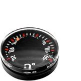Merkloos / Sans marque Wan GmbH Temperatuurmonitor Voertuigen - Auto Klimaatindicator - Comfortabel Rijden - Mechanisch Zonder Batterij - 2.2 cm - Zwart