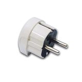 Glowster Stopcontact, zij-uitgang, 16 A, 250 V, wit (stekker/stekker)