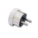 Glowster Stopcontact, zij-uitgang, 16 A, 250 V, wit (stekker/stekker)