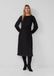s.Oliver BLACK LABEL 2172658 Dames fluwelen midi-jurk met lange mouwen