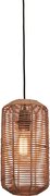 Good&Mojo Hanglamp Tanami - Rotan - Ø18x35cm - Modern - Hanglampen Eetkamer, Slaapkamer, Woonkamer