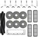 PromoHome Kit de remplacement Aspirateur robot - 18 Pièces Ensemble d'accessoires