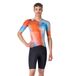 Castelli Combinaison Free San Remo 3 Manches Courtes Orange Bleu, Taille XXL