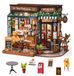 Tipsy Restaurant Poppenhuis bouwpakket miniatuurhuisje - 238 x 180 x 182 mm - Bois
