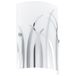 EGLO Wandlamp Rivato, binnenwandlamp, slaapkamerlamp, staal wit, chroom | glas met wit-chroom decor, E14 fitting