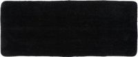 Tendance Badmat Aquarius - microfiber - hoogpolig - extra lang - zwart - 50 x 120 cm - antislip